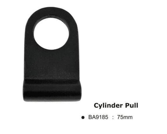 Black antique cylinder pull -75mm EUROART UK