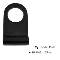 Black antique cylinder pull -75mm EUROART UK