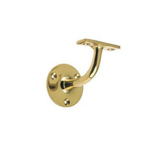 Heavy Handrail Bracket In Polished Chrome, Polished Brass & Satin Chrome (64mm)