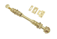 matching to Espagnolette bolt : solid brass polished lacquered surface sliding bolt