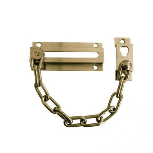 Heavy Dutyt Door Chain Front Door Safety Polished Brass Finish