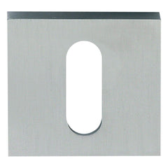 Key Hole Escutcheon - Square face Satin Stainless Steel (Pair)