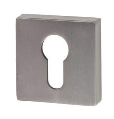 Turkish design luxury square euro profile keyhole cover escutcheon in multiple