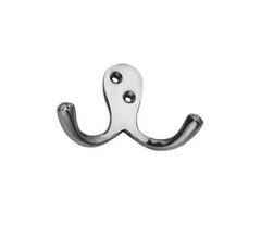 Robe coat hat door hook double/twin hanging towel gown bathroom bedroom hook