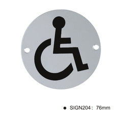 Disabled symbol Toilet sign / door signs unisex male female disabled symbol -SSS