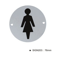 Disabled symbol Toilet sign / door signs unisex male female disabled symbol -SSS