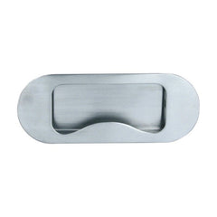 Flush Pull, Door Handle In Satin Stainless Steel For Sliding Doors - EUROAER UK