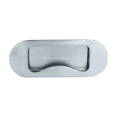 Flush Pull, Door Handle In Satin Stainless Steel For Sliding Doors - EUROAER UK