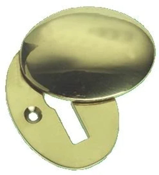45mm dia.pb oval escutcheon