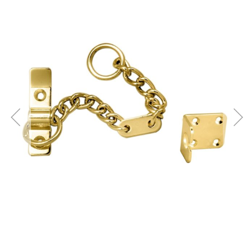 Carlisle Brass Heavy door chain PB AA75BP