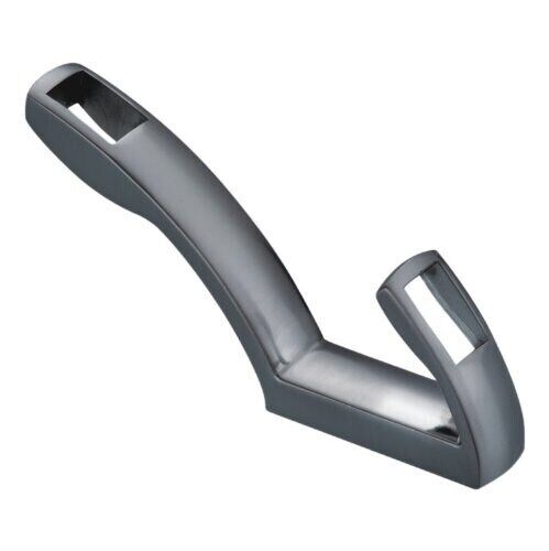 Coat hook coat stand and hat rack coat hanger - polished chrome