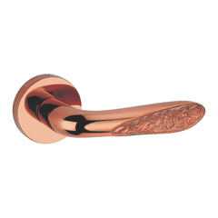 Alura on Rose Luxury Interior Door Handle Set