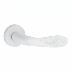 Alura on Rose Luxury Interior Door Handle Set
