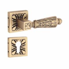 Arcus on Rose Luxury Interior Door Handle Set