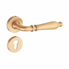 Aurelius on Rose Luxury Interior Door Handle Set