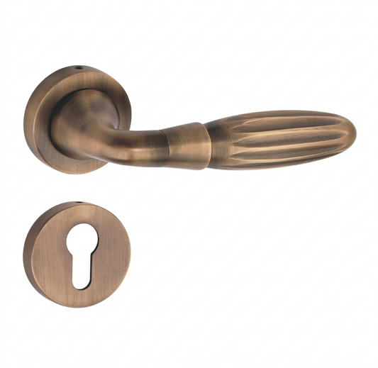Aurum on Rose Luxury Interior Door Handle Set