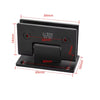 Glass to Glass 90 Degree Hinge – Square Corner