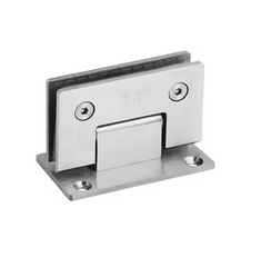 Glass to Glass 90 Degree Hinge – Square Corner