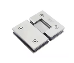 Glass to Glass 180 Degree Hinge – Square Corner