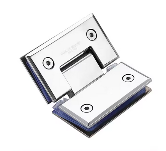 Glass to Glass 135 Degree Hinge – Bevelled Corner