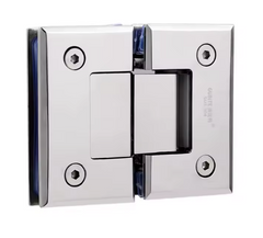 Glass to Glass 180 Degree Hinge – Bevelled Corner