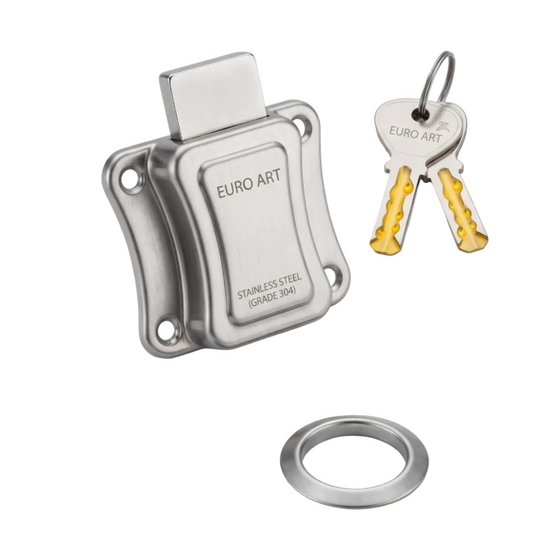 CABLK101 Cabinet Lock 50x40mm - High Security 4 Pin