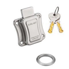 CABLK101 Rim Cylinder Cabinet & Drawer Lock 50x40mm - High Security 4 Pin