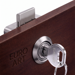 CABLK102 Rim Cylinder Cabinet & Drawer Lock 45x40mm - High Security 2 Pin