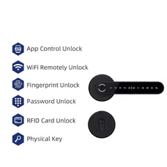 EA 250 Leverline Fingerprint Smart Door Handle