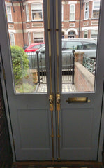 Oval Knob Locking Espagnolette Bolt for up to 8.5' High Doors & Windows