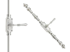 Lever Handle Door Brass Espagnolette Bolt - Upto 9 feet Doors