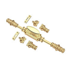 Oval Knob Stephaney Espagnolette Lock Bolt for up to 9 Feet High Doors & Windows