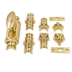 Oval Knob Stephaney Espagnolette Lock Bolt for up to 9 Feet High Doors & Windows