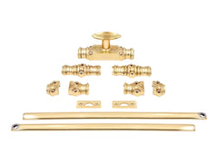 Bartle Door Brass Espagnolette Bolt Polished Brass Lacquered Upto 9 feet Doors & Windows
