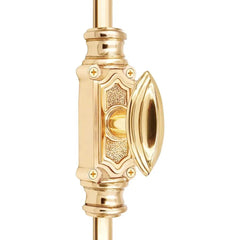 Bartle Door Brass Espagnolette Bolt Polished Brass Lacquered Upto 9 feet Doors & Windows