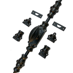 Bartle Antique Finish Door Brass Espagnolette Bolt Antique Upto 9 feet Doors & Windows