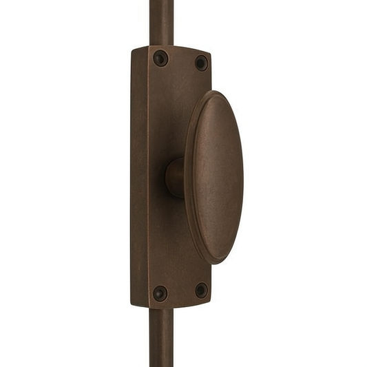 Oval Knob Espagnolette/Crémone Lock Bolt - Premium Finishes