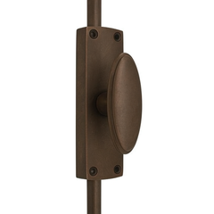 Oval Knob Espagnolette/Crémone Lock Bolt - Premium Finishes