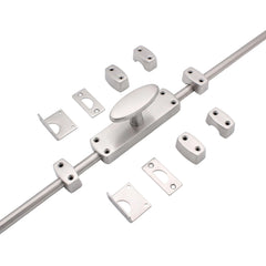 Oval Knob Espagnolette/Crémone Locking Bolt for up to 8.5 Feet High Doors & Windows