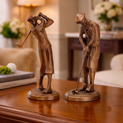 Fairway Golf Statue Luxury Interior Table Decor