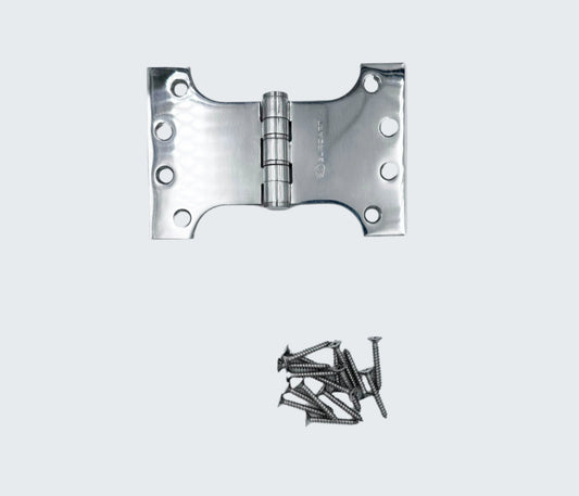 Stainless Steel Parliament Hinge Washered - 100x150x3.5mm