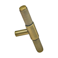 Diamond Knurled T Cabinet Handle - 95mm