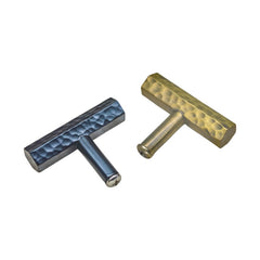 Hammered T Cabinet Handle