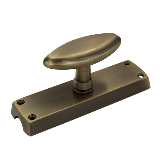 Oval Knob Espagnolette/Crémone Lock Bolt - Premium Finishes