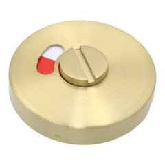 SS Disabled Locks in Satin Brass Finish - Indicator Bolt and Release