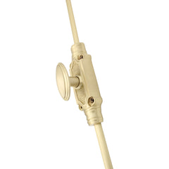 Hampton Reeded Cremone Bolt by Euro Art | Solid Brass Espagnolette Bolt