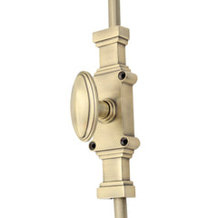 The Windsor Cremone Bolt by Euro Art | Solid Brass Espagnolette Bolt | 2 Finishes