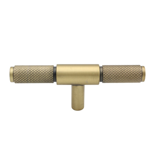 Diamond Knurled T Cabinet Handle - 95mm