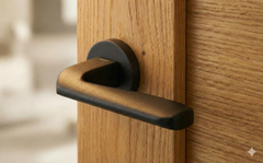 Amalfi Luxury Designer Lever on Round Rose