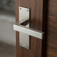 Belvedere Slimline backplate Luxury Interior Door Handle Set